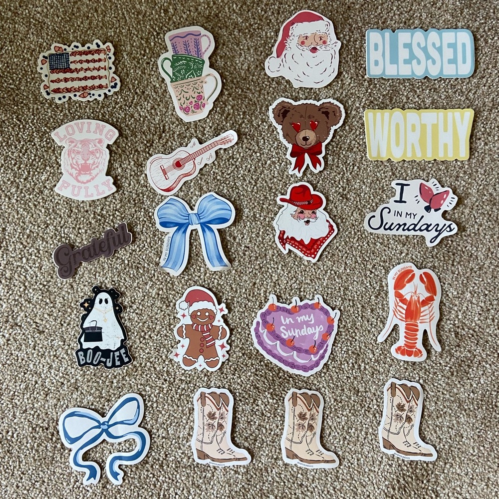 Living Fully x In My Sundays Sticker Collection